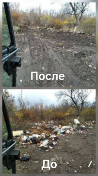 Елена Рязанцева: ГУП ДНР "ДОНСНАБКОМПЛЕКТ" произведен вывоз перенакоплений мусора объемом - 231 м3 по адресам: