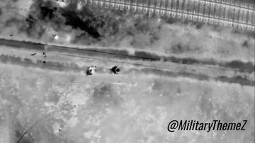 Оператор БПЛА сбросом точно под ноги поражает ничего не подозревающих ВСУк в районе Покровска