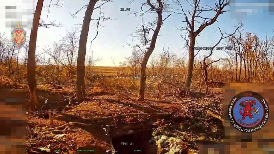 Подразделение "Горыныч" Донецкого Управления ФСБ уничтожает украинских боевиков на окраинах Константиновки