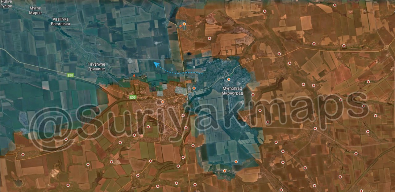 На большинстве направлений продолжается активное наступление российских войск, в то время как ВСУ проводят контратаки на отдельных участках На большинстве направлений продолжается активное наступление российских войск, в то время как ВСУ проводят контратаки на отдельных участках