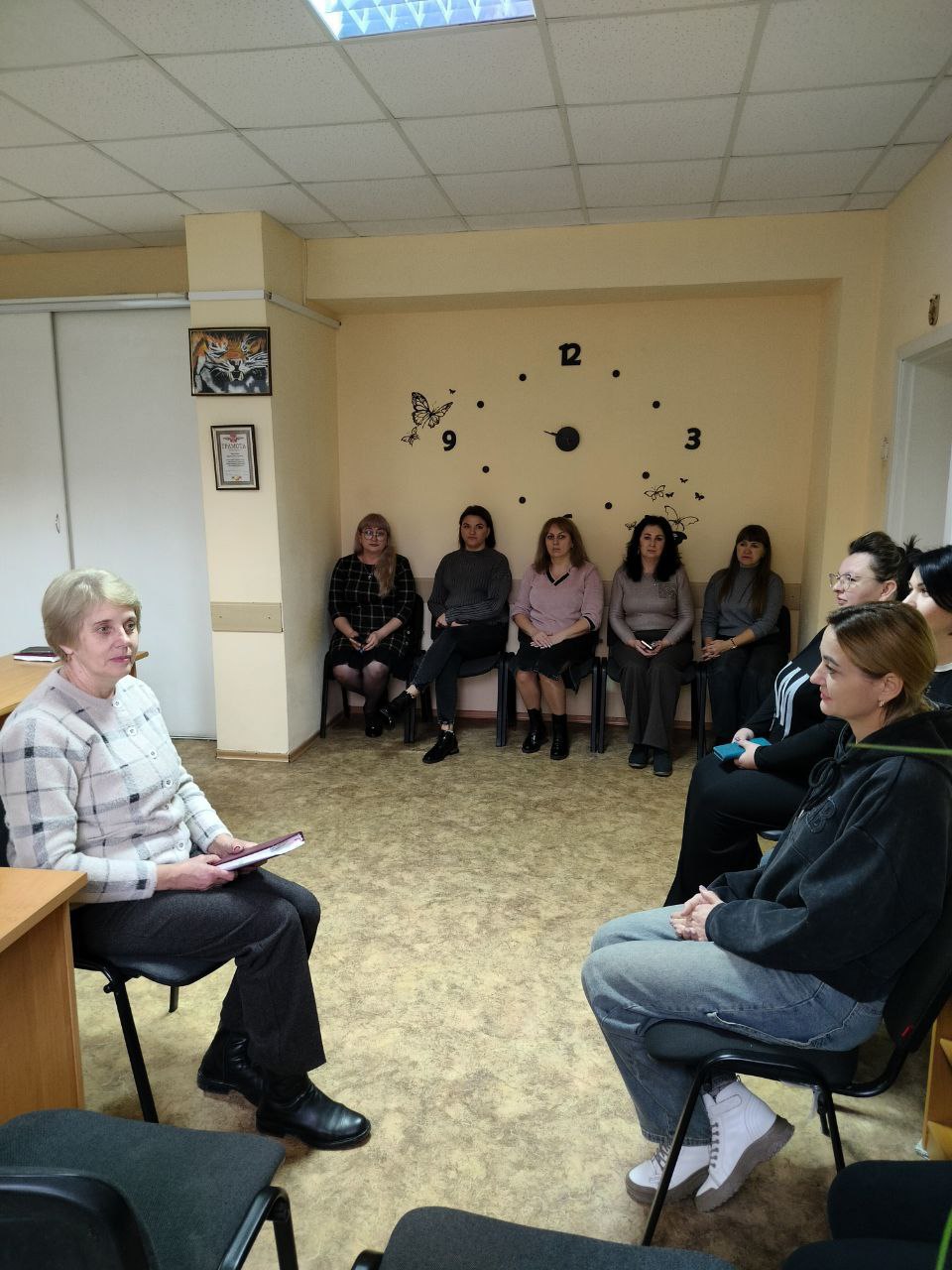 Алла Воробей провела встречу с трудовым коллективом