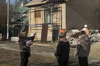 В Волновахе завершается капремонт Новотроицкого дома культуры