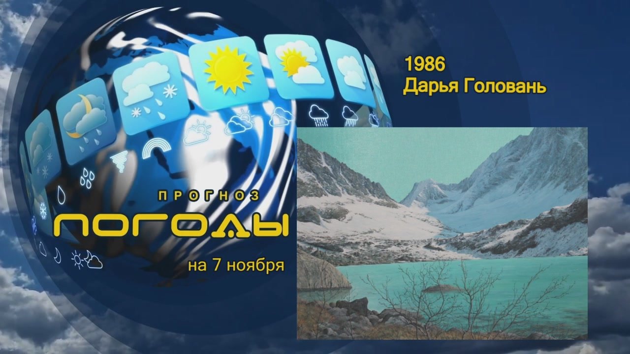 Прогноз погоды. 7 ноября 1986 года родилась Дарья Головань