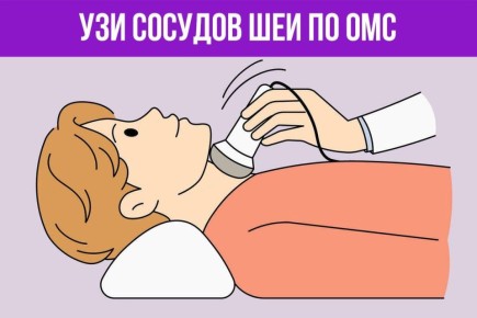Как, при наличии медицинских показаний, получить направление на УЗИ сосудов шеи по полису ОМС? В каких случаях оно показано и каковы показатели нормы при таком исследовании?