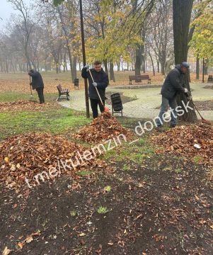 Продолжается активная работа по благоустройству парковых зон