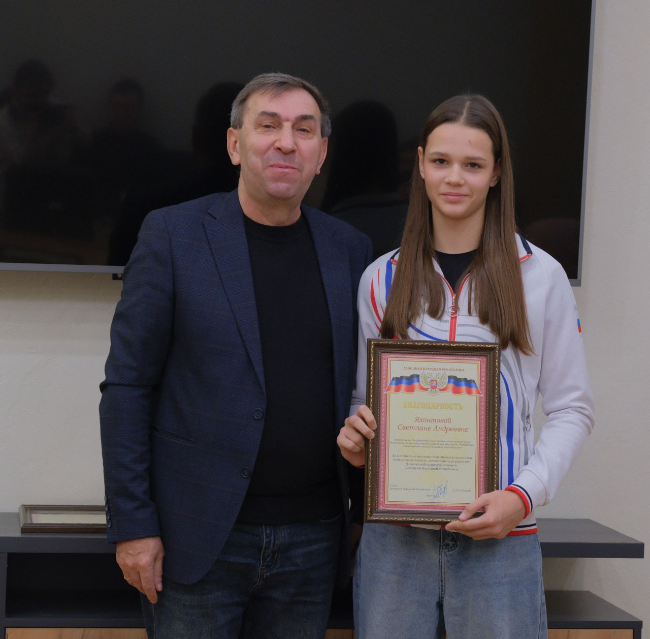 Поздравили лучших спортсменов и тренеров Донецкой Народной Республики! Поздравили лучших спортсменов и тренеров Донецкой Народной Республики!