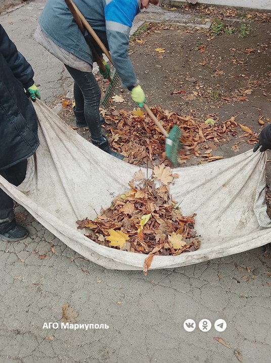 Мариупольские коммунальщики продолжают наводить порядок во дворах многоэтажек Мариупольские коммунальщики продолжают наводить порядок во дворах многоэтажек