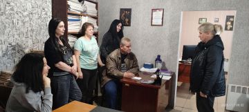 Лидер общественного мнения Виктория Жидкова провела встречу с коллективом ГУП ДНР «Донснабкомплект»