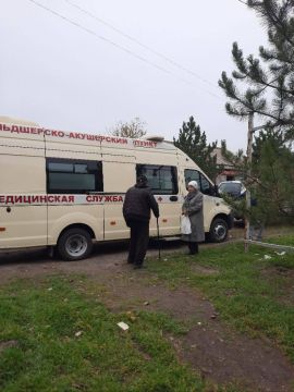 Передвижной ФАП продолжает работу в селах Мангушского округа в рамках проекта «Здоровое будущее»