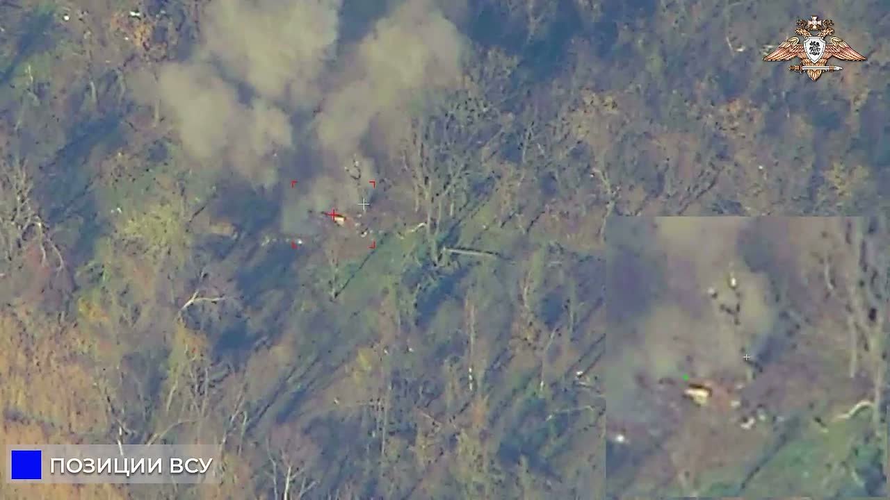 «Медуза» 238 бригады Краснополем-М2 уничтожает позиции ВСУ