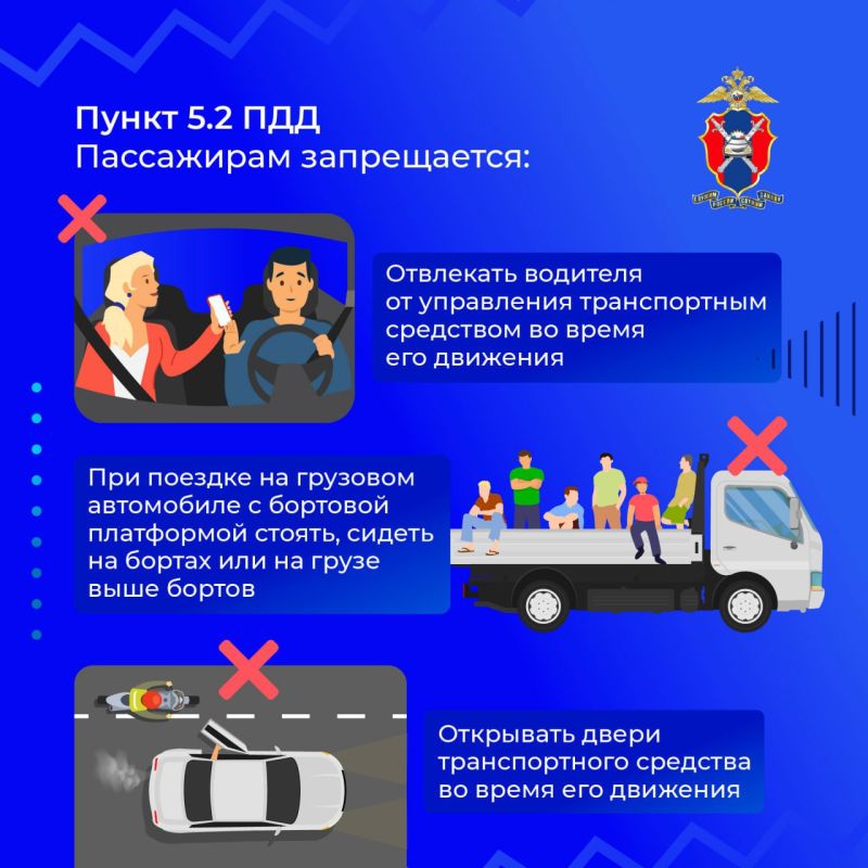 Министерство Здравоохранения ДНР и Госавтоинспекция по ДНР информирует об обязанностях пассажиров транспортных средств Министерство Здравоохранения ДНР и Госавтоинспекция по ДНР информирует об обязанностях пассажиров транспортных средств