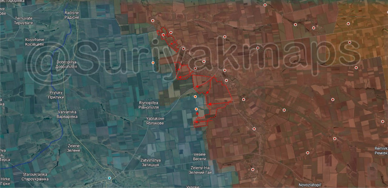 Харьковское направление: Российские войска продолжают медленное продвижение в южной части города Волчанск, установив контроль над рядом позиций между улицами Пролетарская и Герцена и выйдя к электроподстанции Харьковское направление: Российские войска продолжают медленное продвижение в южной части города Волчанск, установив контроль над рядом позиций между улицами Пролетарская и Герцена и выйдя к электроподстанции