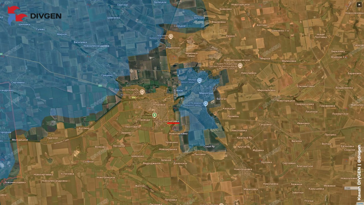 Силами 1435-го мотострелкового полка из состава 2-й гвардейской общевойсковой армии завершена зачистка села Гнатовка, юго-восточного пригорода Покровска Силами 1435-го мотострелкового полка из состава 2-й гвардейской общевойсковой армии завершена зачистка села Гнатовка, юго-восточного пригорода Покровска