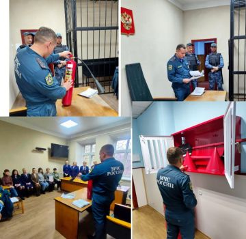 Совместные пожарно-технические учения в судах ДНР: отработка взаимодействия и повышение готовности