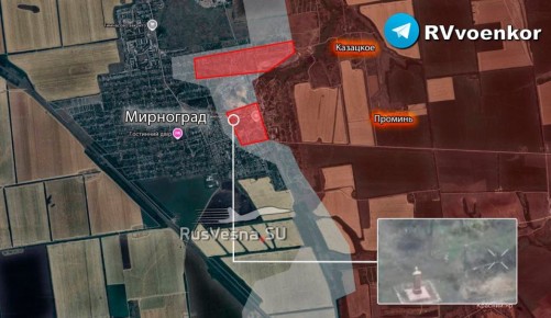 Армия России штурмует Мирноград, продвигаясь к центру!