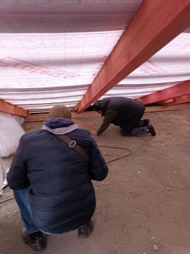 Александр Шатов: В Шахтерском округе проинспектировали ход выполненных работ по ремонтам кровель МКД