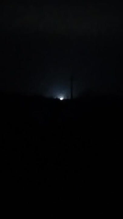 Ночная дискотека на подстанции в районе Краматорска