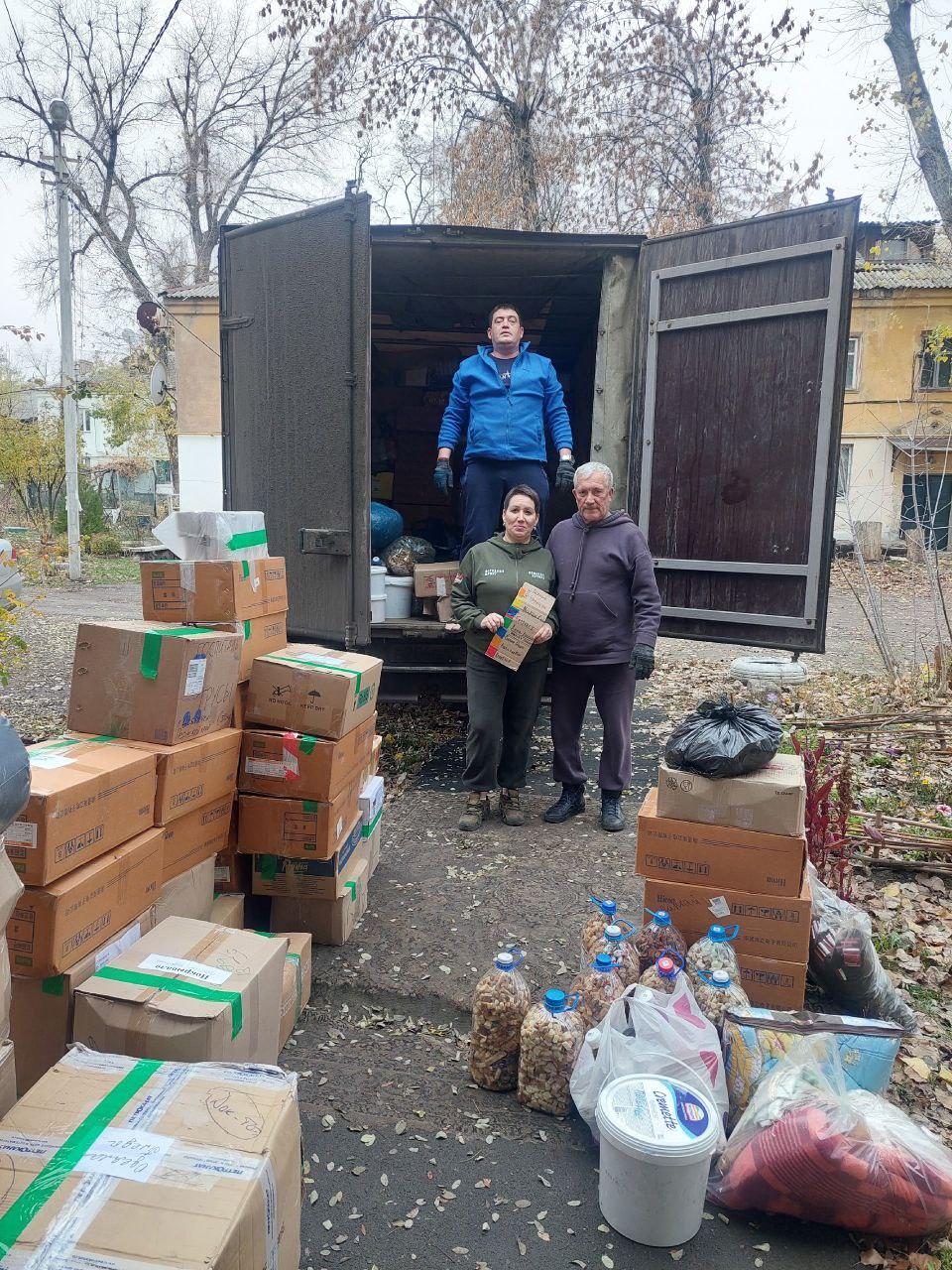 Волонтеры из Добрянки Пермского края отправили гуманитарный груз в общества инвалидов в Макеевке и Ясиноватского округа