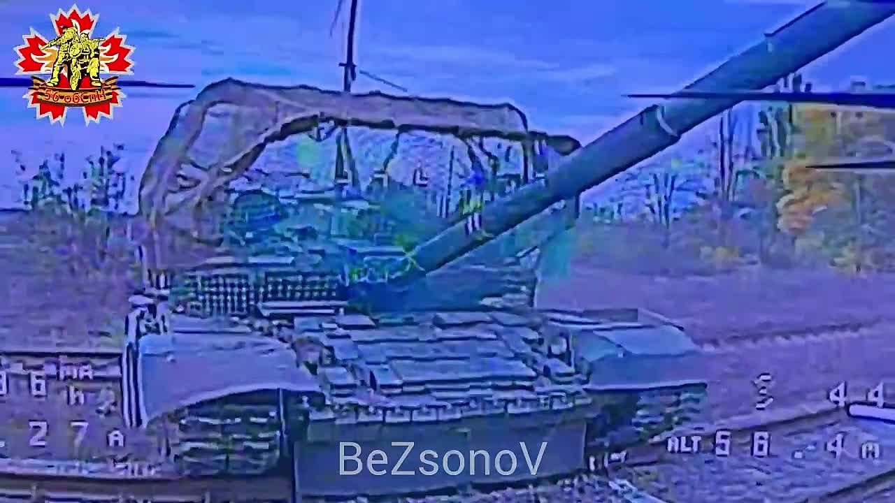 Даниил Безсонов: Танк ВСУ уничтожен ударом дрона 56 обспн