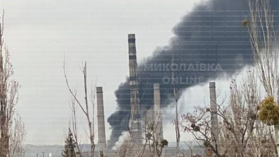 Нанесён удар по Славянской ТЭС в городе Николаевка вблизи Славянска Нанесён удар по Славянской ТЭС в городе Николаевка вблизи Славянска