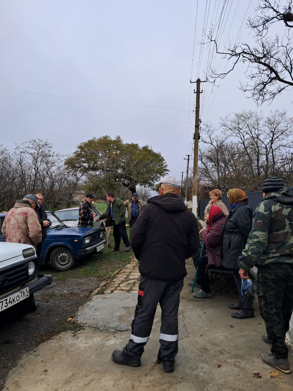 Сегодня начальник Староигнатьевского территориального отдела Администрации Тельмановского муниципального округа встретился с жителями села Старая Ласпа