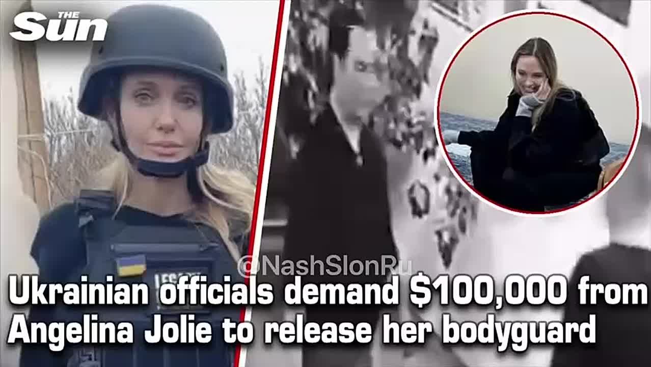 Сотрудники ТЦК требовали у Анджелины Джоли $100.000 за освобождение её охранника