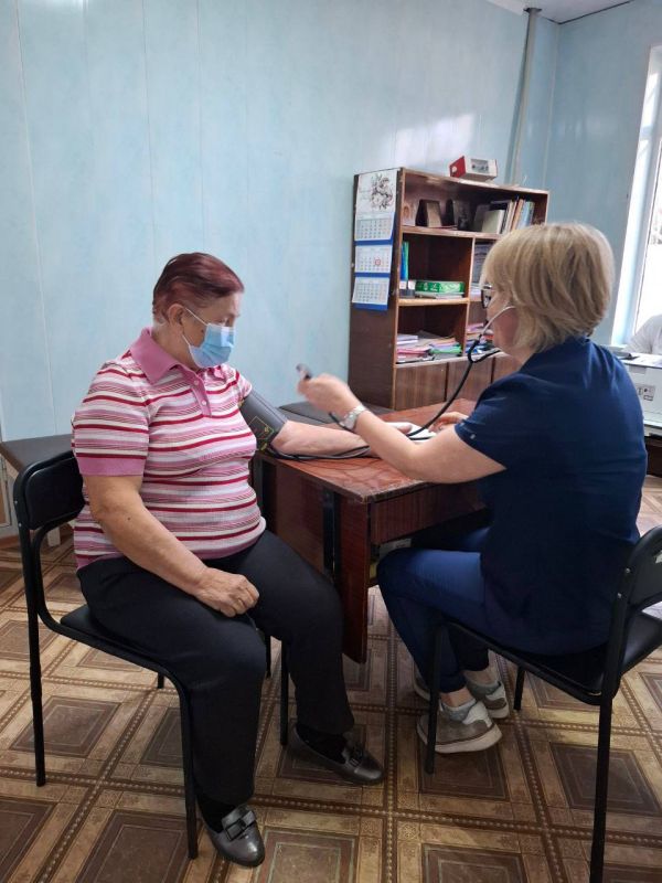 Работаем сегодня с командой в Володарском районе Донецкой народной республики Работаем сегодня с командой в Володарском районе Донецкой народной республики
