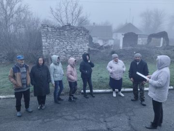 Сход граждан в селе Новокатериновка