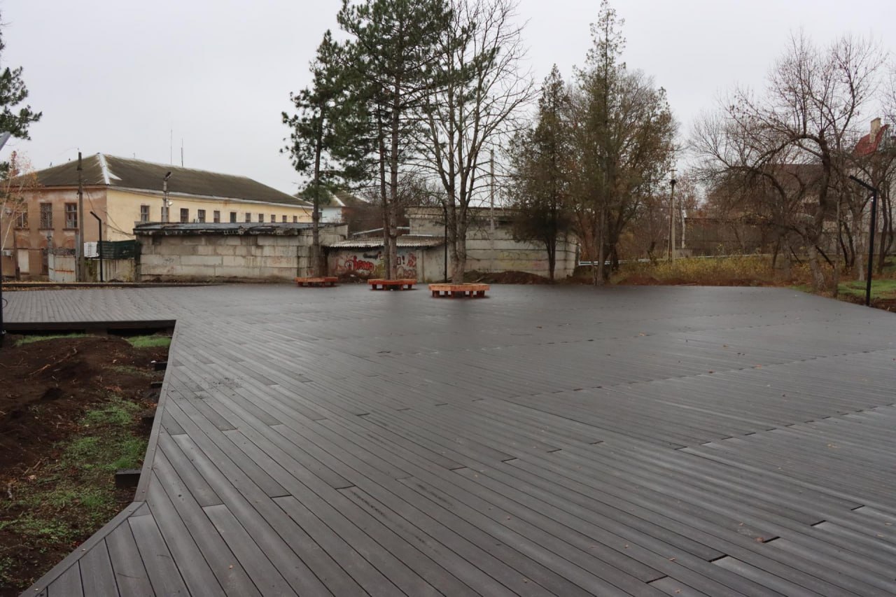 Александр Качанов: Якутия завершила благоустройство парка Докучаевска на 87% Александр Качанов: Якутия завершила благоустройство парка Докучаевска на 87%