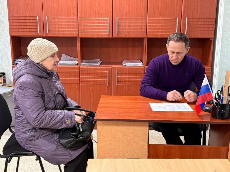 Александр Пеняев: Провел очередной прием граждан