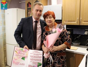 Александр Петрикин: Сегодня поздравил долгожительницу нашего муниципального округа с юбилеем