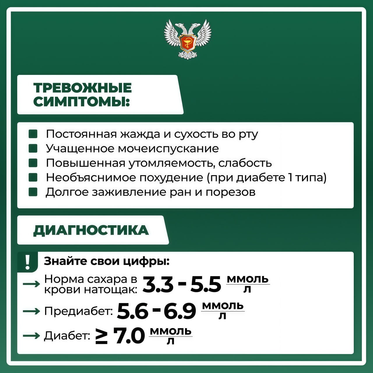 Минздрав ДНР информирует: о мерах профилактики диабета Минздрав ДНР информирует: о мерах профилактики диабета