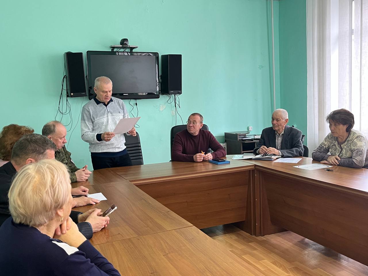 Вчера, 13 ноября, в малом зале Администрации Новоазовского муниципального округа прошла встреча активистов местной ветеранской организации с руководством Донецкой региональной общественной организации ветеранов Вчера, 13 ноября, в малом зале Администрации Новоазовского муниципального округа прошла встреча активистов местной ветеранской организации с руководством Донецкой региональной общественной организации ветеранов