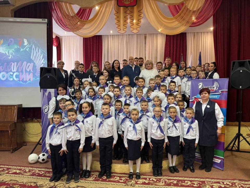 В ДНР юные кадеты вступили в ряды Всероссийского движения «Орлята России»