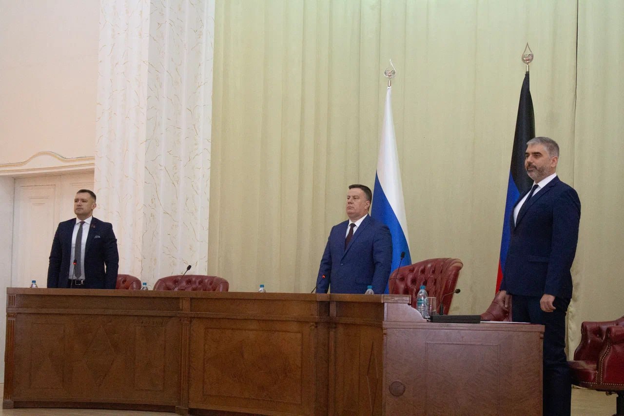 Денис Машков: В День парламентаризма Донецкой Народной Республики состоялось 75-е пленарное заседание Народного Совета ДНР