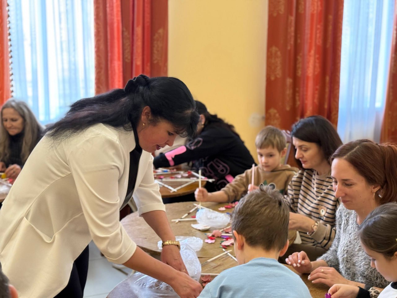 Мастер-класс для детей ветеранов в Харцызске Мастер-класс для детей ветеранов в Харцызске