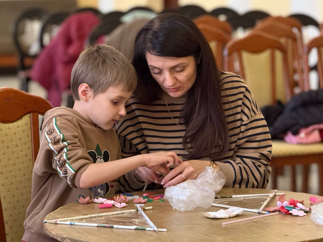 Мастер-класс для детей ветеранов в Харцызске Мастер-класс для детей ветеранов в Харцызске