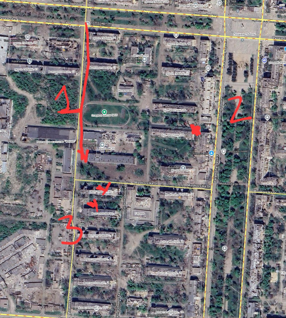 Андрей Филатов: На фото карты. 1 движение нашего бтр