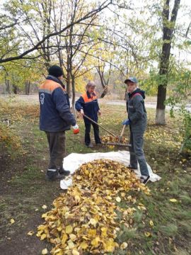 Филиал «Енакиевотеплосеть» ГУП ДНР «Донбасстеплоэнерго» на субботнике