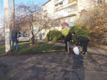 Игорь Мартынов: Предприниматели городского округа Енакиево приняли участие в общегородском субботнике