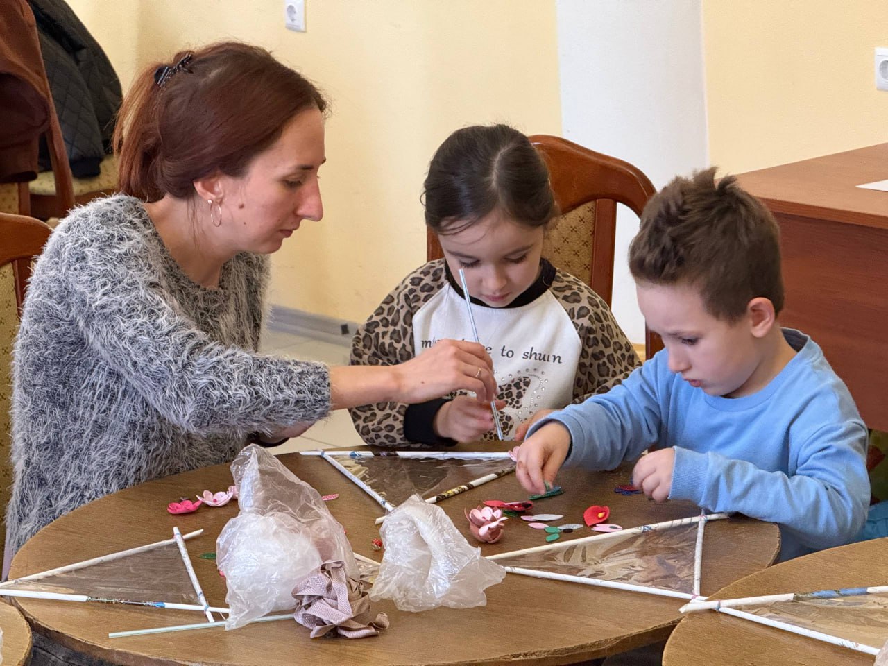Мастер-класс для детей ветеранов в Харцызске Мастер-класс для детей ветеранов в Харцызске