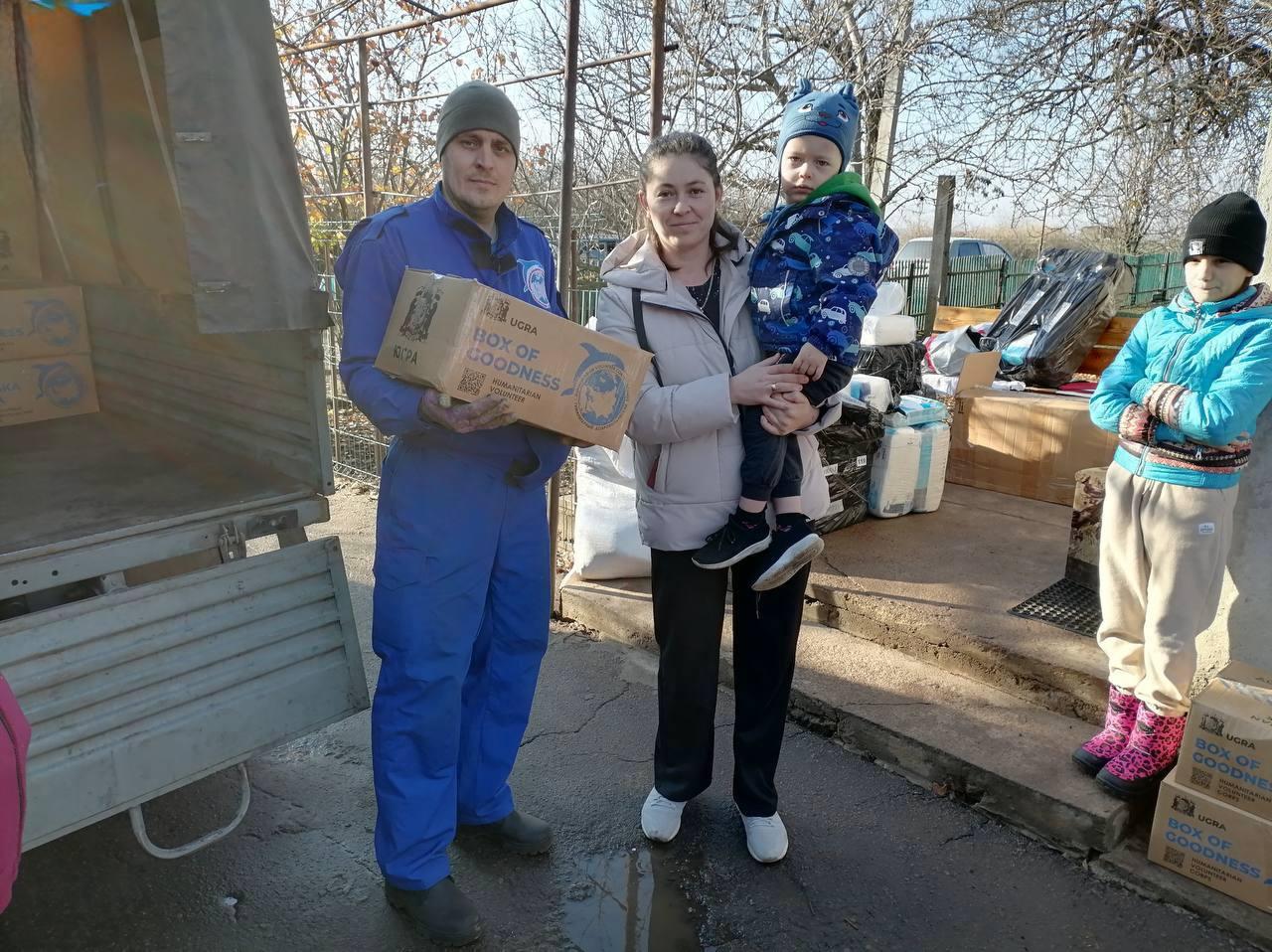 Югра доставила гумпомощь в Новоигнатьевку