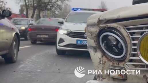 Водитель "копейки" устроил несколько ДТП во время погони по центру Донецка