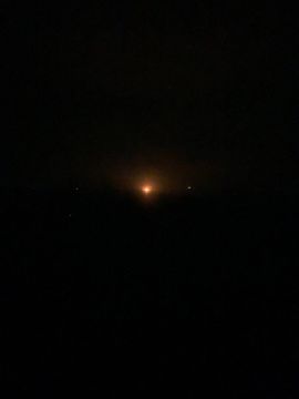 Зарево в районе подстанции Чайкино