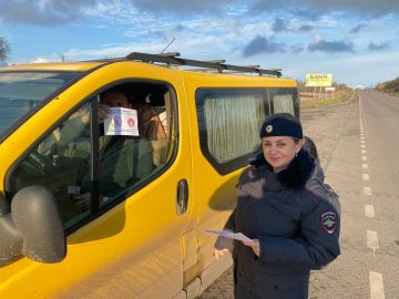 Сотрудники ГАИ Мангуша провели информационно – пропагандистское мероприятие «День памяти жертв ДТП»