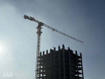 В Донецке продолжается строительство нового жилого комплекса «Первый Триумф»