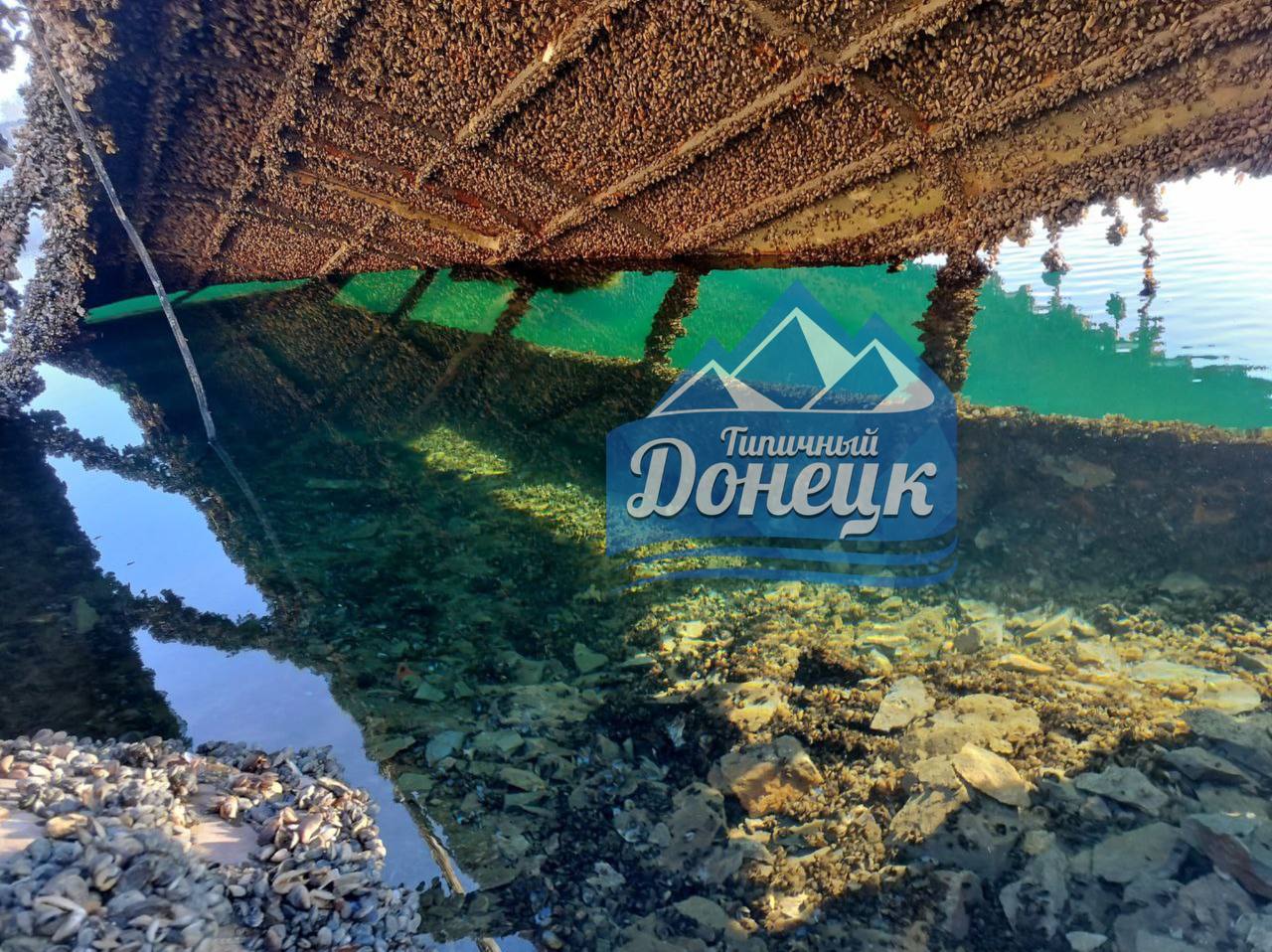 Тайны СССР: на дне иссушенного Монаховского карьера в ДНР обнаружен остов автобуса Тайны СССР: на дне иссушенного Монаховского карьера в ДНР обнаружен остов автобуса