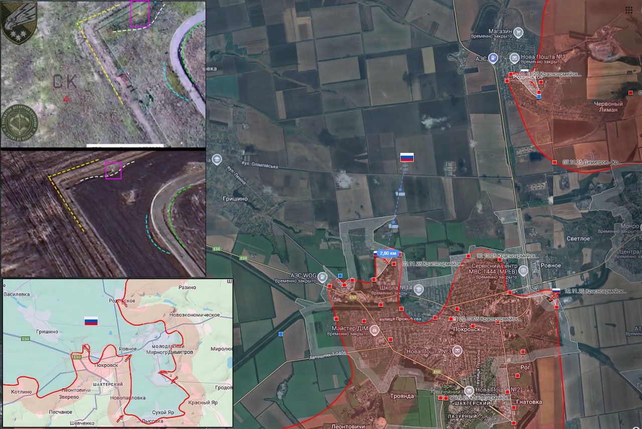 Юрий Баранчик: Информация о том, что российские войска рассекли и забрали под себя всю южную часть Покровско-Мирноградской агломерации, начала подтверждаться украинскими источниками Юрий Баранчик: Информация о том, что российские войска рассекли и забрали под себя всю южную часть Покровско-Мирноградской агломерации, начала подтверждаться украинскими источниками
