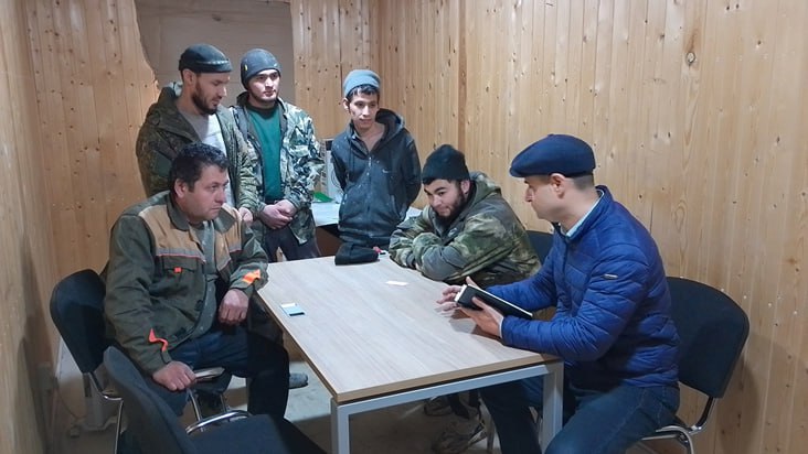 Беседа с работающими иностранными гражданами