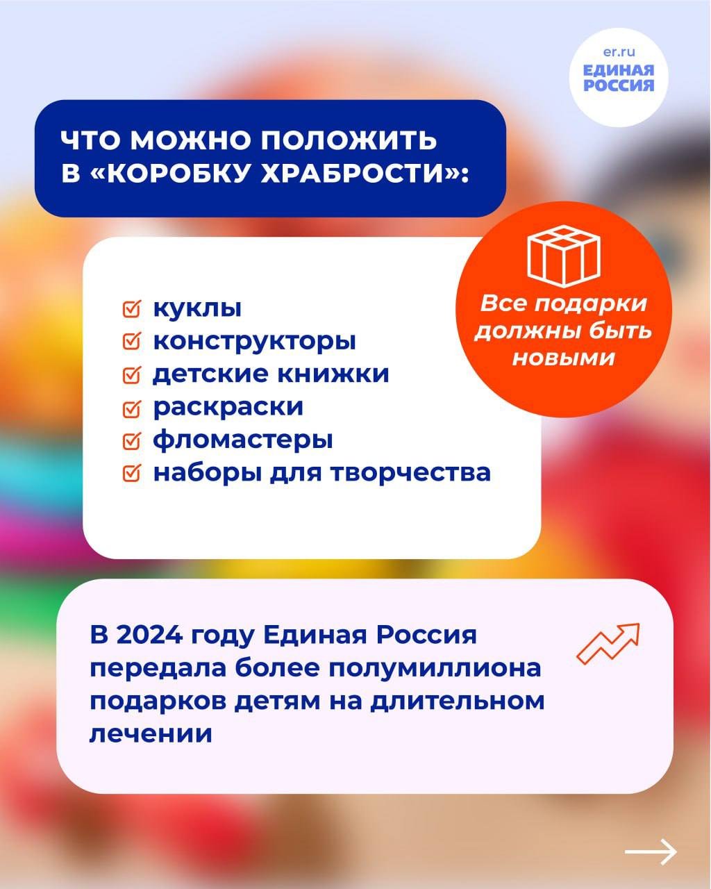 Благотворительная акция для маленьких героев «Коробка храбрости» продолжается Благотворительная акция для маленьких героев «Коробка храбрости» продолжается